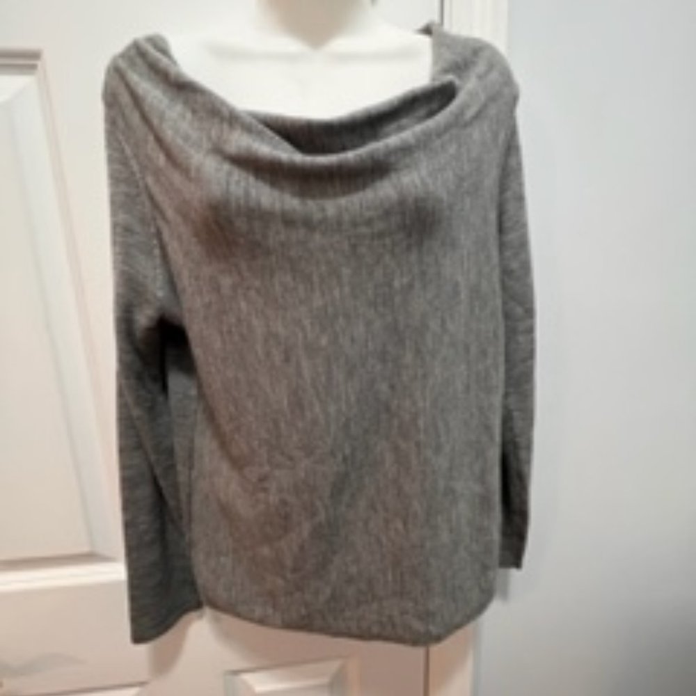 Eileen Fisher small Merino wool gray sweater